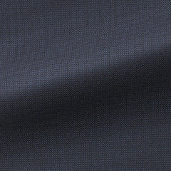 Barberis Canonico 365 Doppio Ritorto S130 Merino Wool Midnight Blue Pin Dot