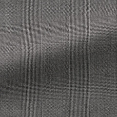 Barberis Canonico mid grey fine glencheck