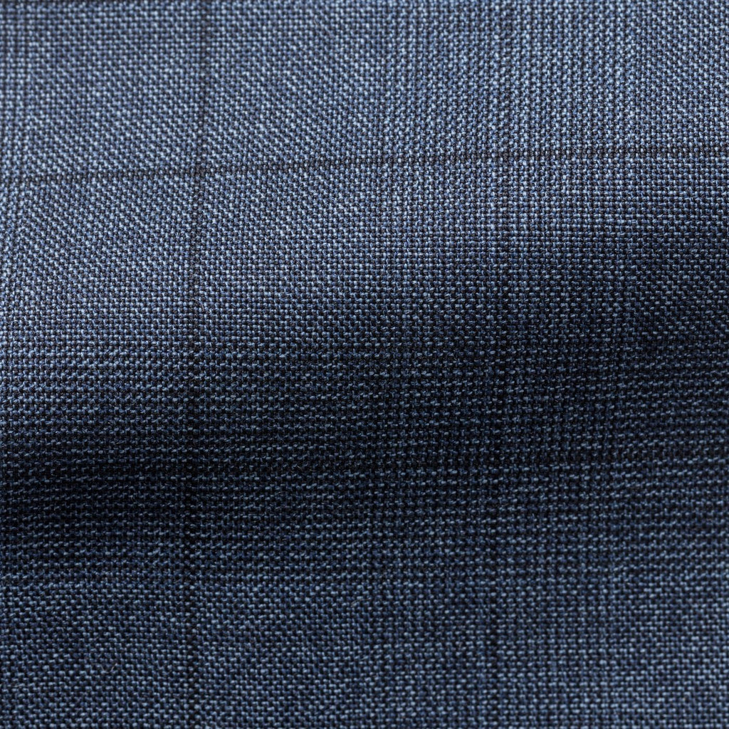 slate blue fine wool glencheck Inspiration