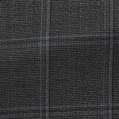 VBC-anthracite-s130-mouliné-wool-with-blue-multi-windowpaneCM BB275gr Fabric