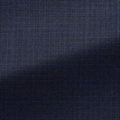 Possen-Collection-navy-blue-s130-wool-with-subtle-checkCM BB 275gr Fabric