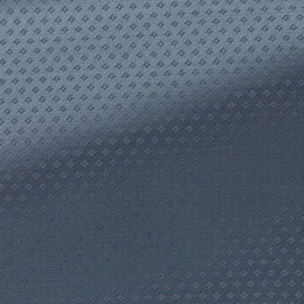 Possen Collection dusty blue wool blend with jacquard dots Inspiration