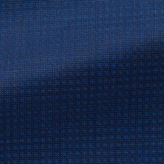 Zignone-royal-blue-s100-wool-with-subtle-micro-checkCM BB 255gr Fabric