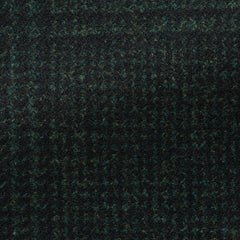 Drago-Forest-Green-Wool-Cashmere-With-Black-GlencheckCM D 500gr Fabric