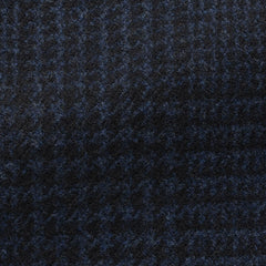 Drago-Navy-Blue-Wool-Cashmere-With-Black-GlencheckCM D 500gr Fabric