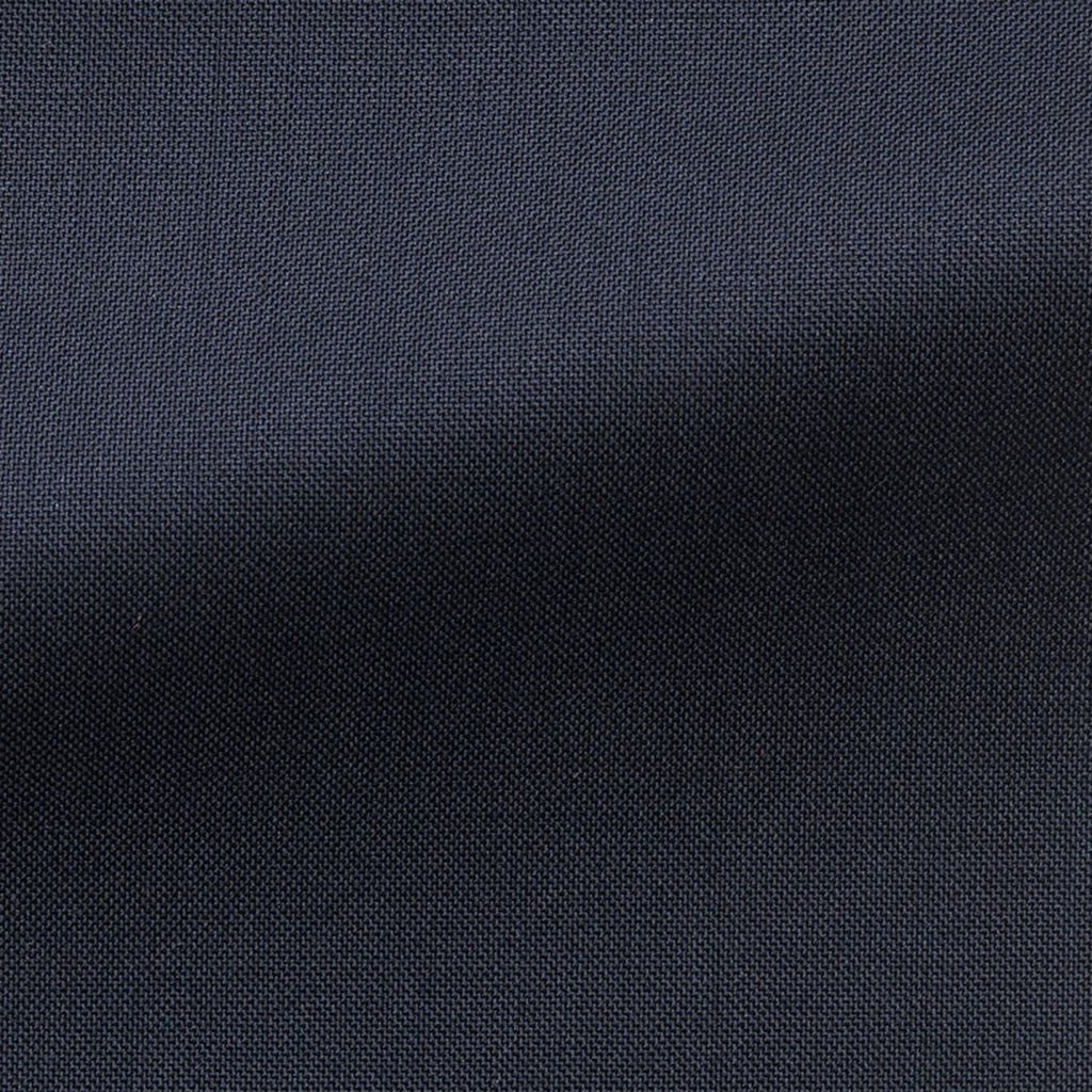 Barberis Canonico 'Revenge Collection' S150 Doppio Ritorto Merino Navy Blue Plain Weave