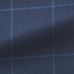 mid-blue-dark-blue-tropical-with-light-blue-windowpane-D200gr Fabric