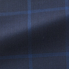 dark-blue-sharkskin-with-mid-blue-windowpane-D270gr Fabric
