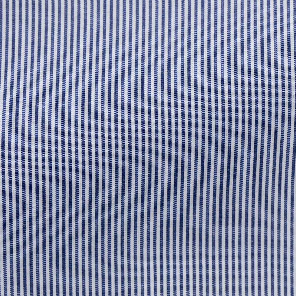 white-cotton-poplin-with-dark-blue-candy-stripePL PC05150gr Fabric