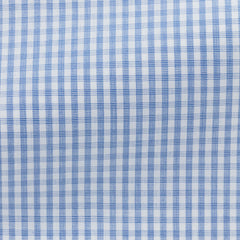 white-cotton-poplin-with-blue-grey-checkPL PC05150gr Fabric