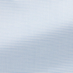 white-cotton-lyocell-royal-Oxford-with-light-blue-micro-checkPL PC07190gr Fabric