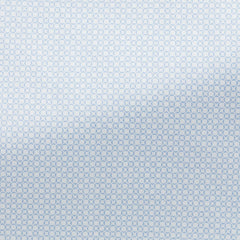white-cotton-lyocell-with-light-blue-circle-printPL PC07200gr Fabric