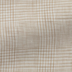 white-linen-with-sand-checkPL PC07170gr Fabric