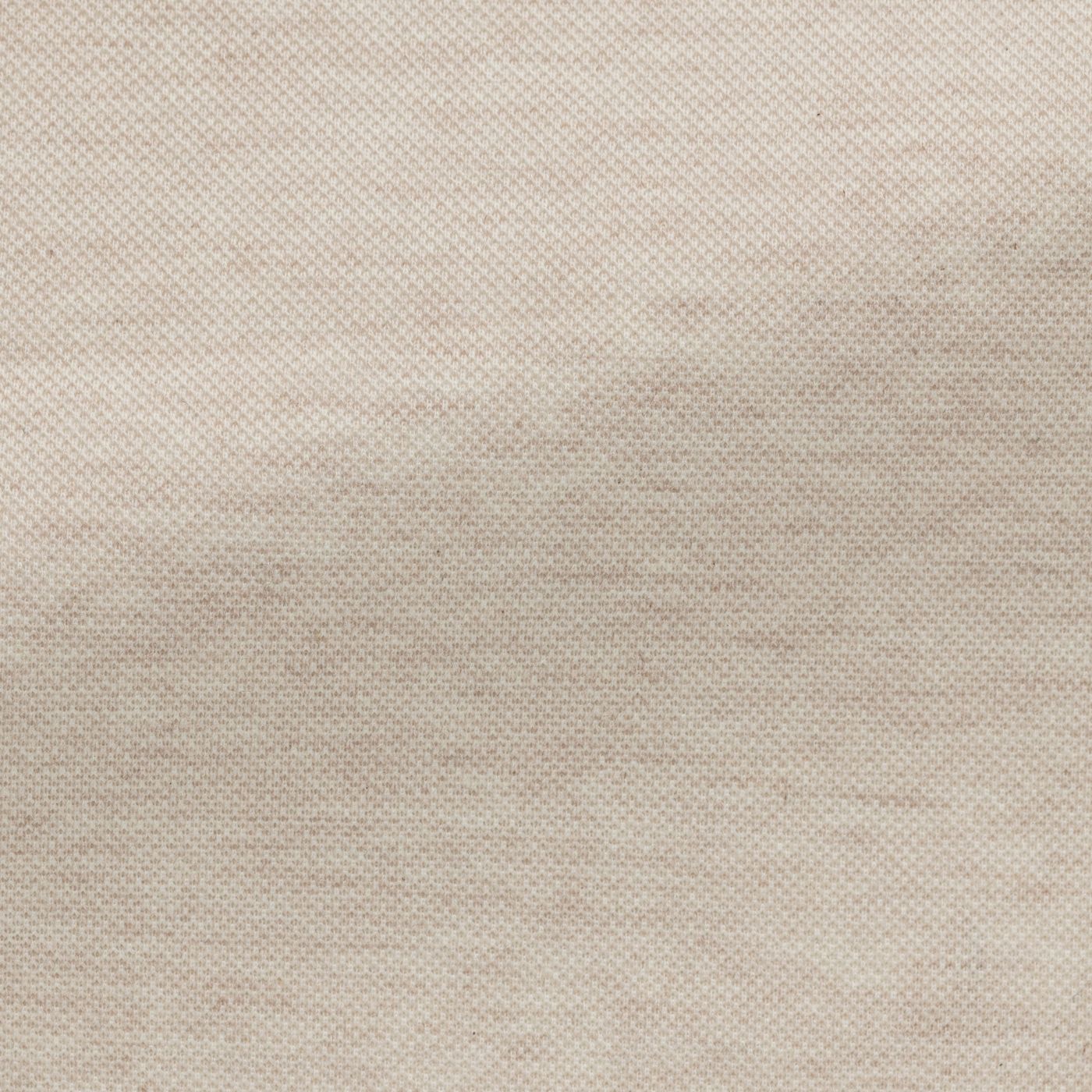 Light Sand Mélange Cotton Piqué Knit