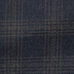 dark-blue-cotton-flannel-with-grey-checkPC07 Fabric