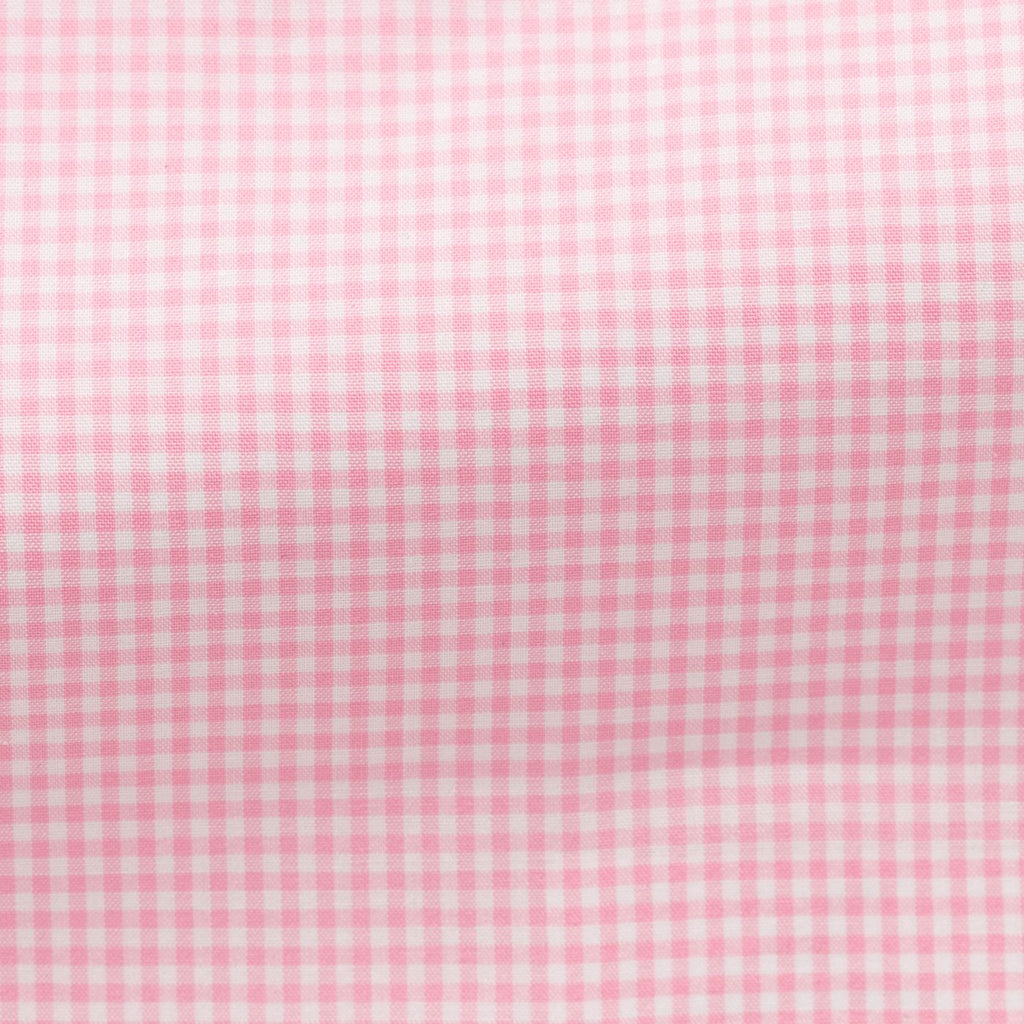 white-cotton-with-light-pink-gingham-checkPC07 Fabric