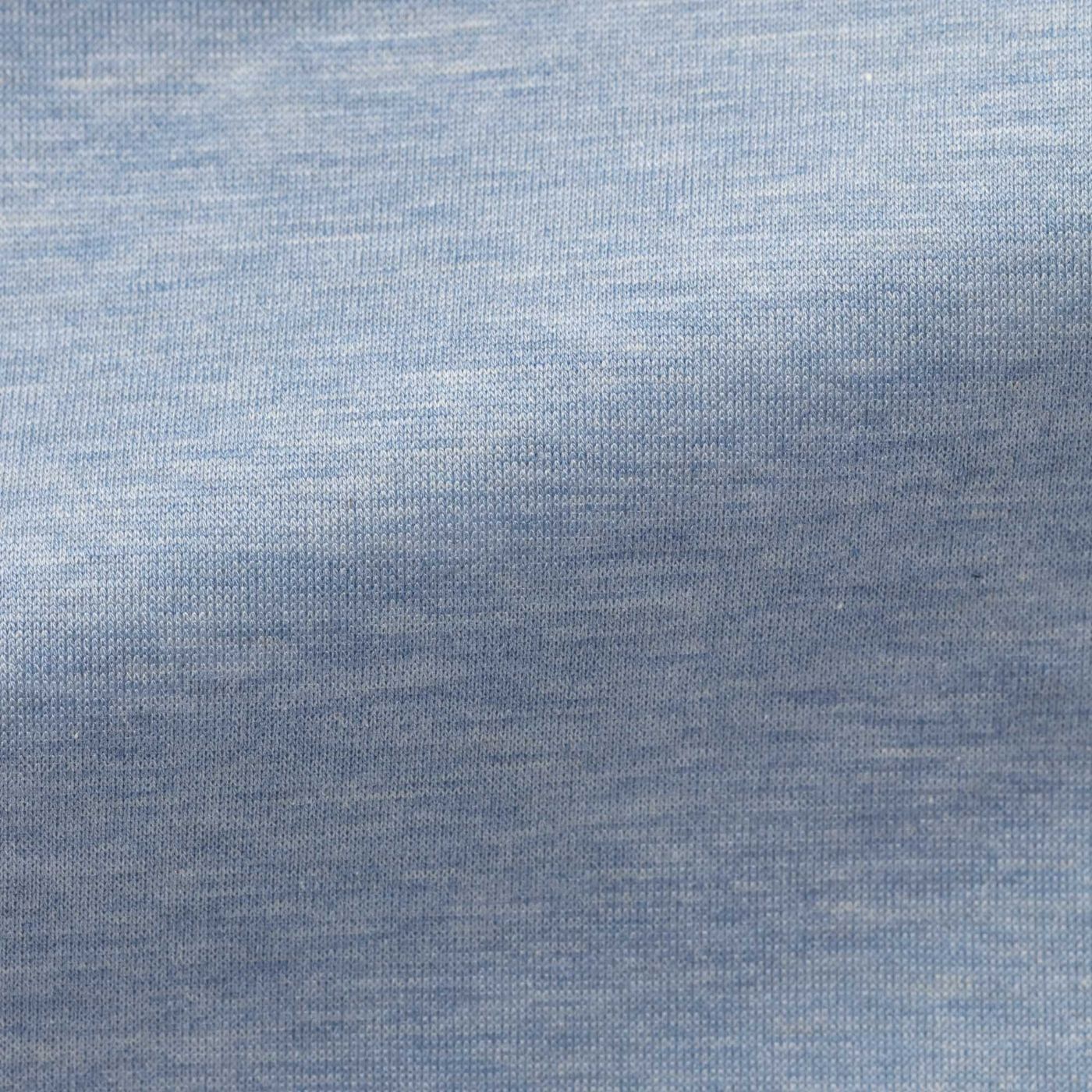Sky Blue Mélange Cotton Jersey