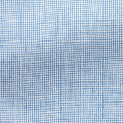 azure-blue-linen-houndstoothPC07 Fabric