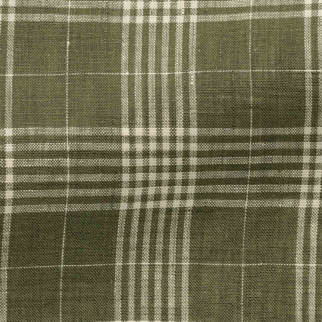 olive-linen-with-off-white-checkPC07 Fabric