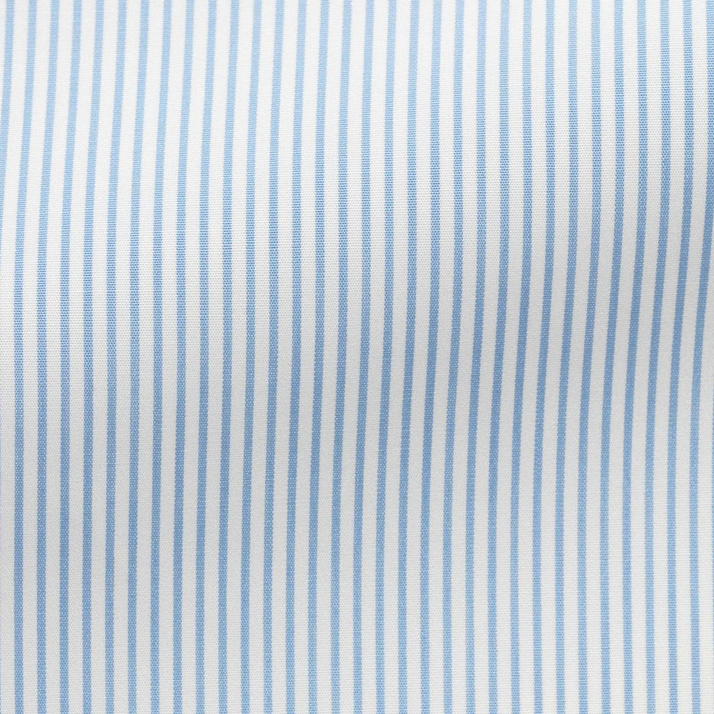 white-cotton-poplin-with-pale-blue-candy-stripePC12 Fabric