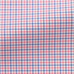 white-cotton-poplin-with-blue-pink-tattersall-checkPC07 Fabric