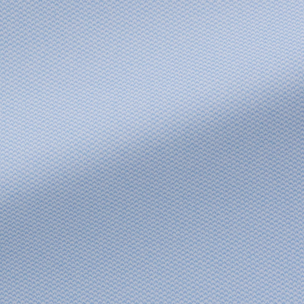 White-High-Stretch-Performance-Knit-With-Light-Blue-Micro-DesignPC07220gr Fabric