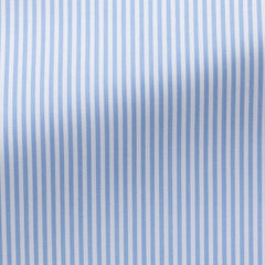White-Cotton-Fine-Twill-With-Light-Blue-StripePC09160gr Fabric