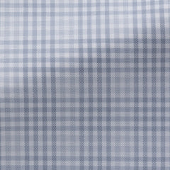White-Cotton-With-Light-Grey-CheckPC09125gr Fabric