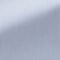 White-Cotton-Fine-Twill-With-Light-Blue-Micro-StripePC09200gr Fabric