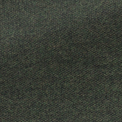 Canclini Dark Green Organic Cotton Brushed Flannel Microstructure