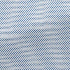 white cotton with blue geometric print Inspiration