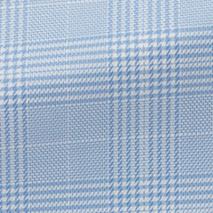 Albini-light---blue-cotton-flannel-with-check-BB135gr Fabric