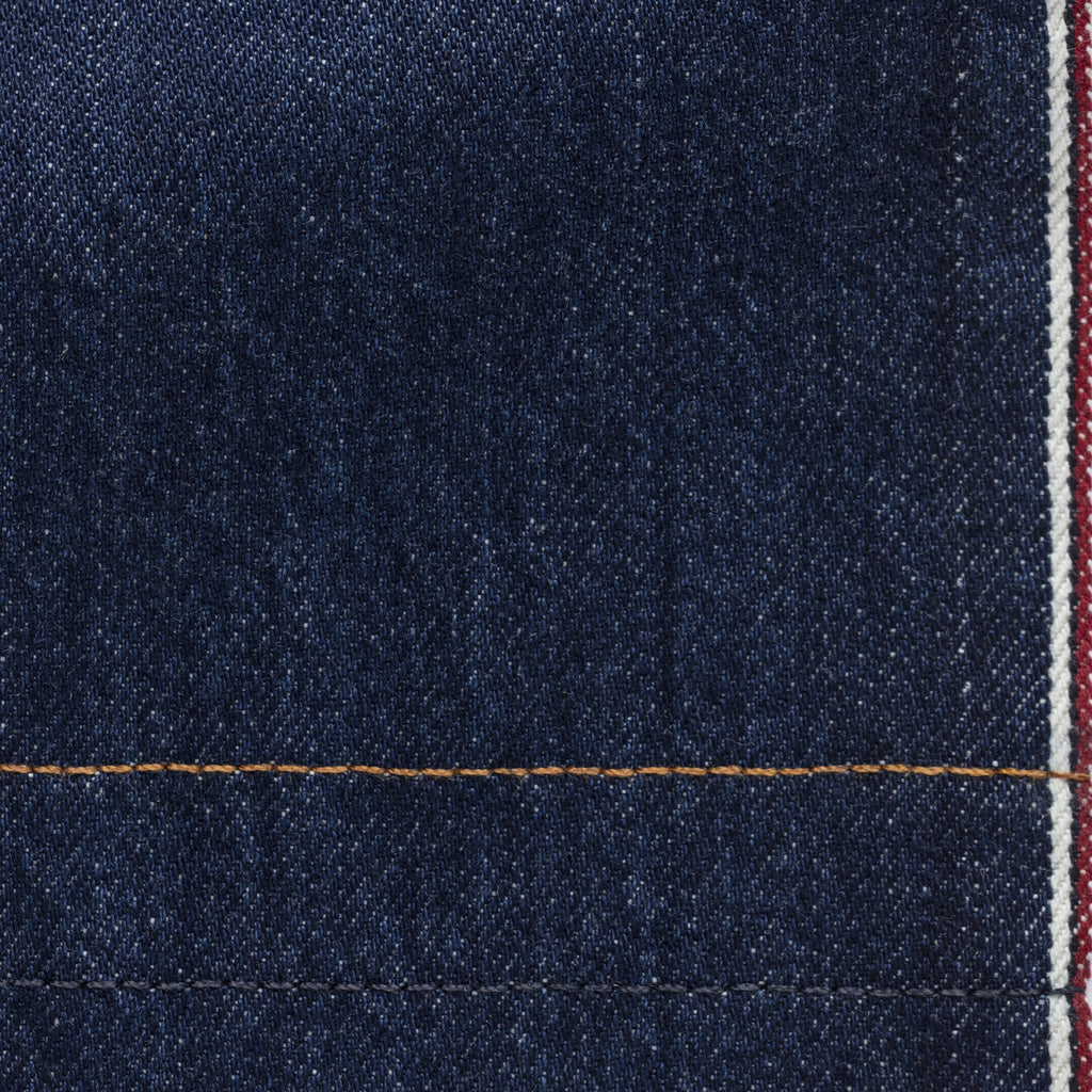Candiani-red-cast-rinse-selvedge-rigid Fabric
