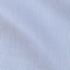 Thomas-Mason-twill-stripe-blue-B195gr Fabric