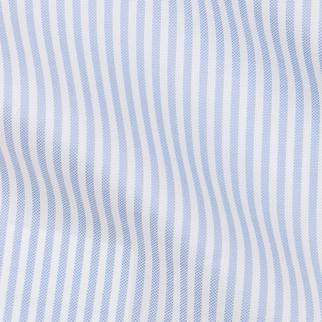 Thomas-Mason-oxford-stripe-light-blue-B154g Fabric