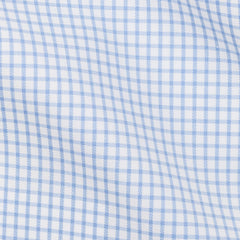 Thomas-Mason-twill-check-light-blue-B188g Fabric