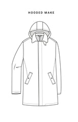 Olmetex-frost-grey-water-repellent-technical-fabricCM A170gr Hooded Make