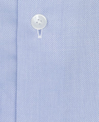 Albini Light Blue Micro Design Dobby 365 Easy Care Fine Cotton