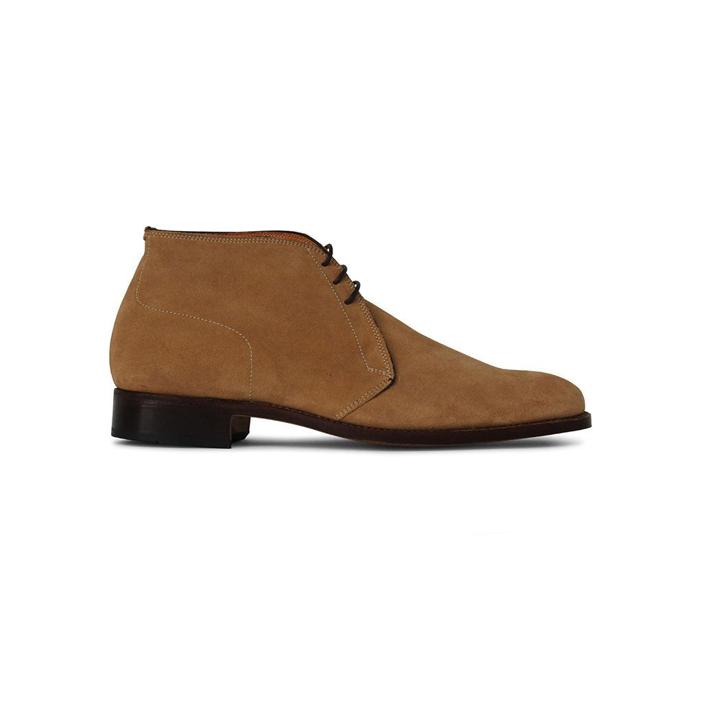 McQueen - Goodyear Welted Suede Tobacco Calf