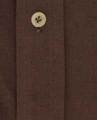 Tintex Chocolate Brown Cotton Piqué Knit