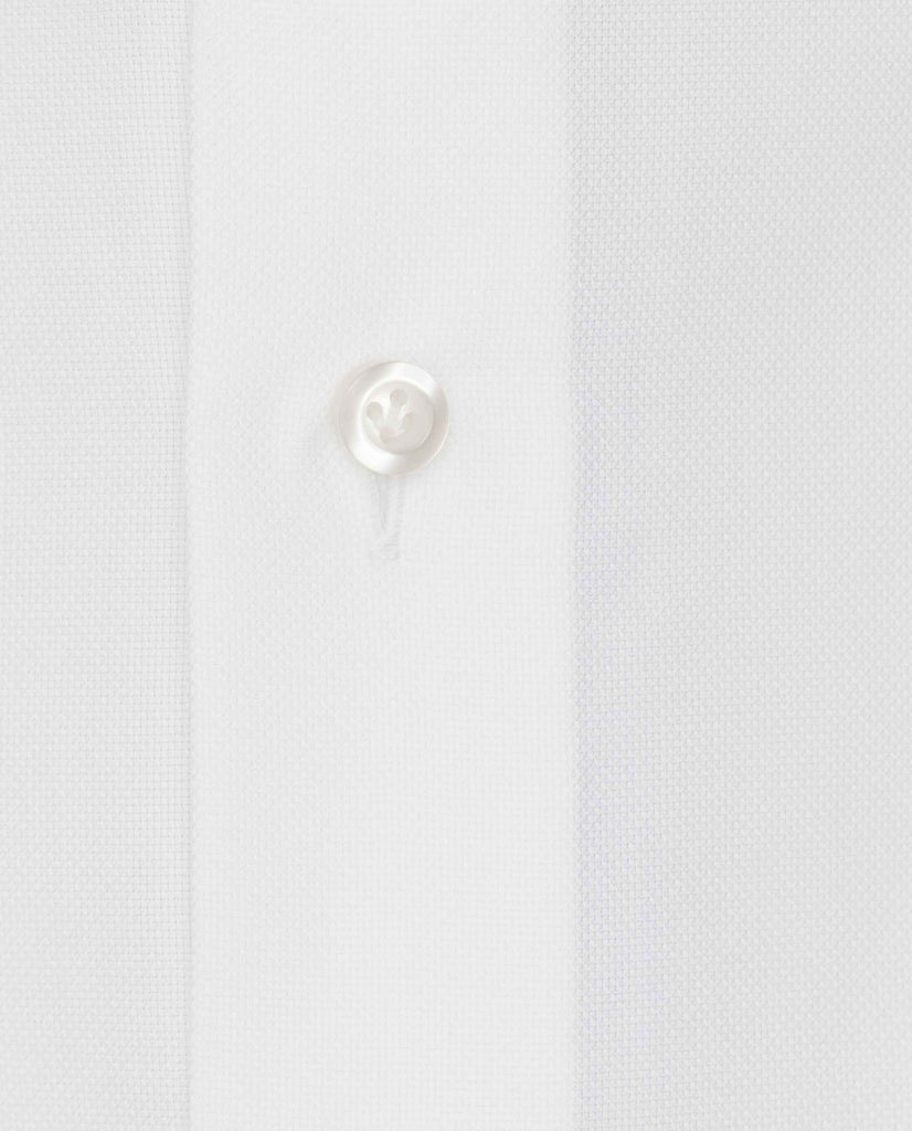 Thomas Mason White Two Ply Sea Island Cotton Fine Royal Oxford