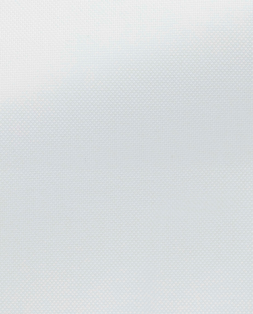 Thomas Mason White Two Ply Sea Island Cotton Fine Royal Oxford