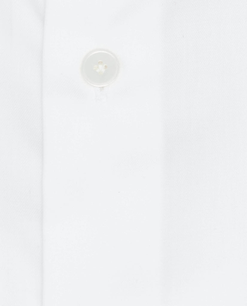 Albini White Fine Twill 365 Easy Care Fine Cotton