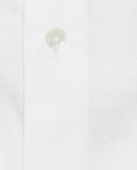 Albini White Poplin Fil-à-Fil 365 Easy Care Fine Cotton