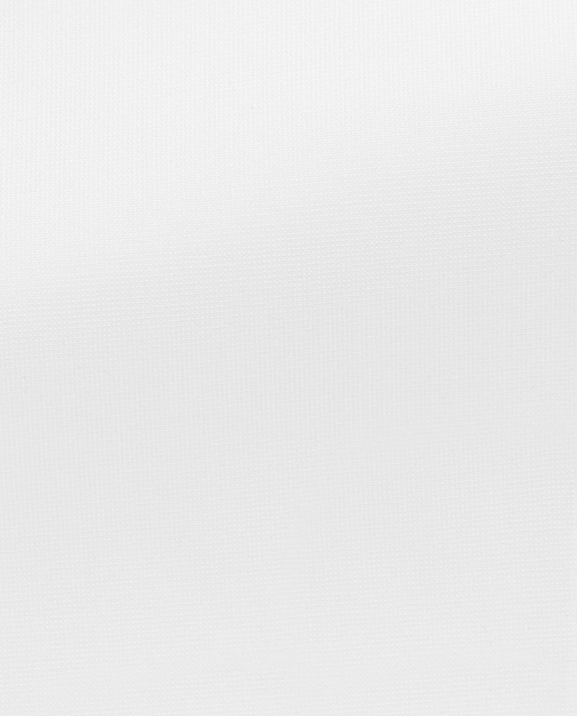 Albini White Poplin Fil-à-Fil 365 Easy Care Fine Cotton